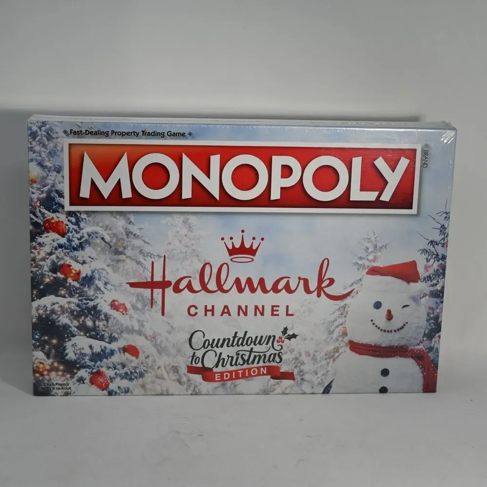 Monopoly Hallmark Countdown to Christmas Board Game Sealed Holiday Edition